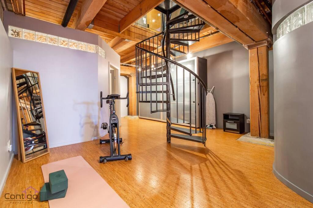 Historic Jd Loft, Near Ice District, Rogers Place, Ug Parking Edmonton Eksteriør bilde