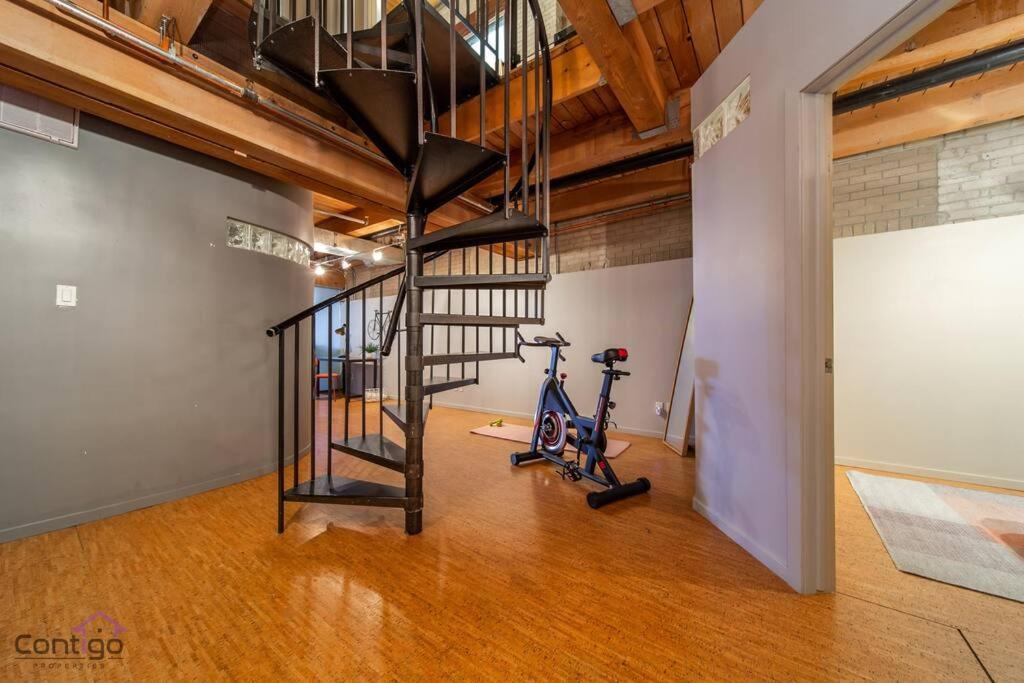 Historic Jd Loft, Near Ice District, Rogers Place, Ug Parking Edmonton Eksteriør bilde