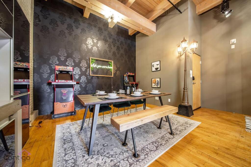Historic Jd Loft, Near Ice District, Rogers Place, Ug Parking Edmonton Eksteriør bilde