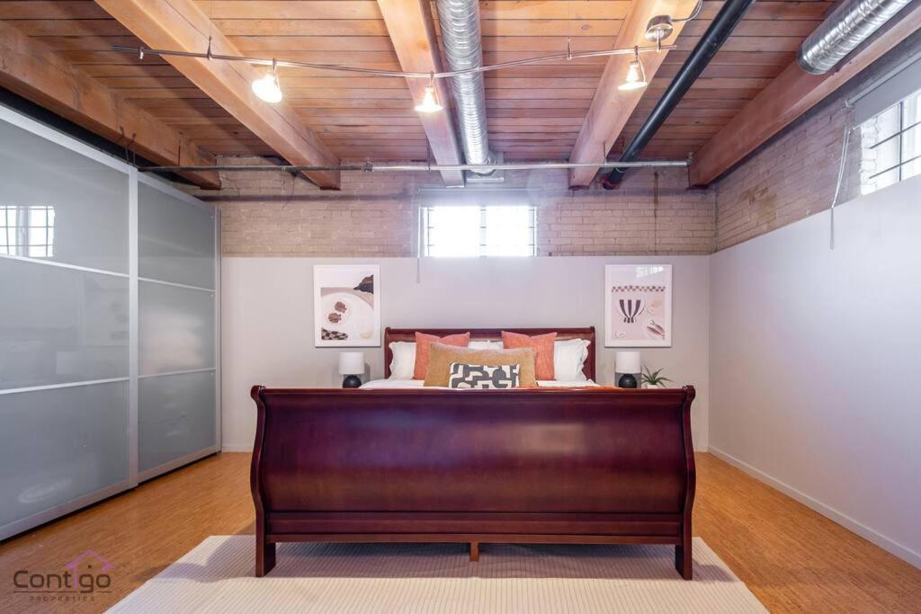 Historic Jd Loft, Near Ice District, Rogers Place, Ug Parking Edmonton Eksteriør bilde